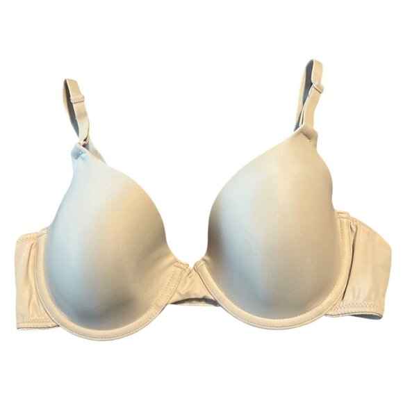 Maidenform Womens Beige Underwire Bra 34C Nylon & Elastane Made In Vietnam - Picture 4 of 6